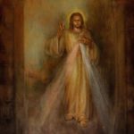 Obraz z ołtarza bocznego "Jezu ufam Tobie"