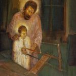 Obraz "Józef cieśla z Jezusem"